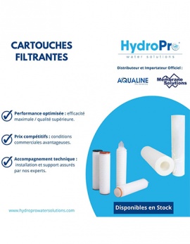 Cartouches filtrantes des Grandes Marques Aqualine & Membrane Solutions disponibles en stock Cartouches filtrantes des Grandes Marques Aqualine & Membrane Solutions disponibles en stock