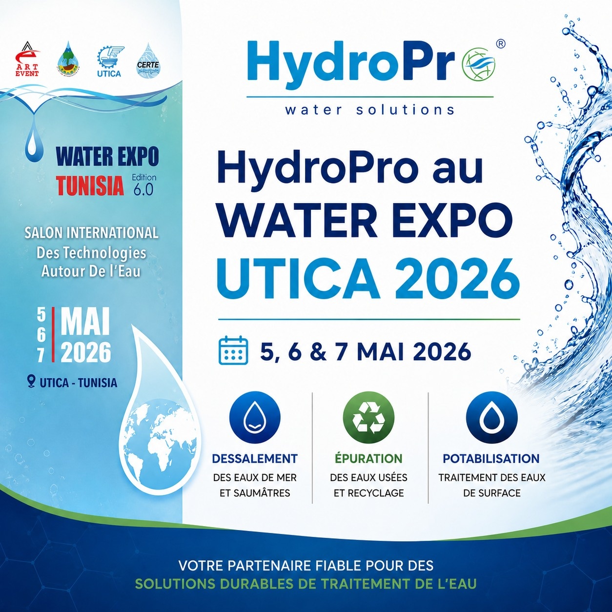 Participation au Salon WATER EXPO UTICA 2026