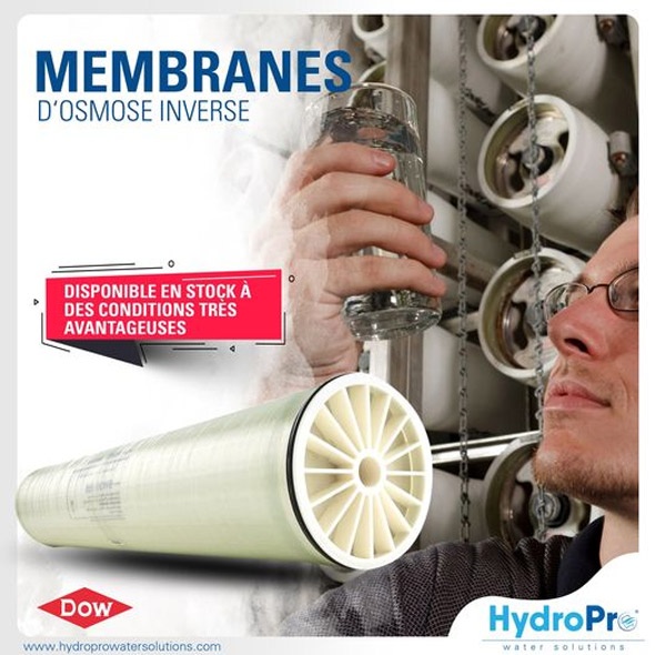 Membranes d’Osmose Inverse DOW FILMETC en Stock : Profitez de l'Offre Spéciale!